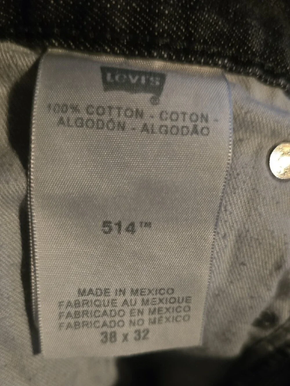 Levi's Men's Dark Charcoal Straight Jeans